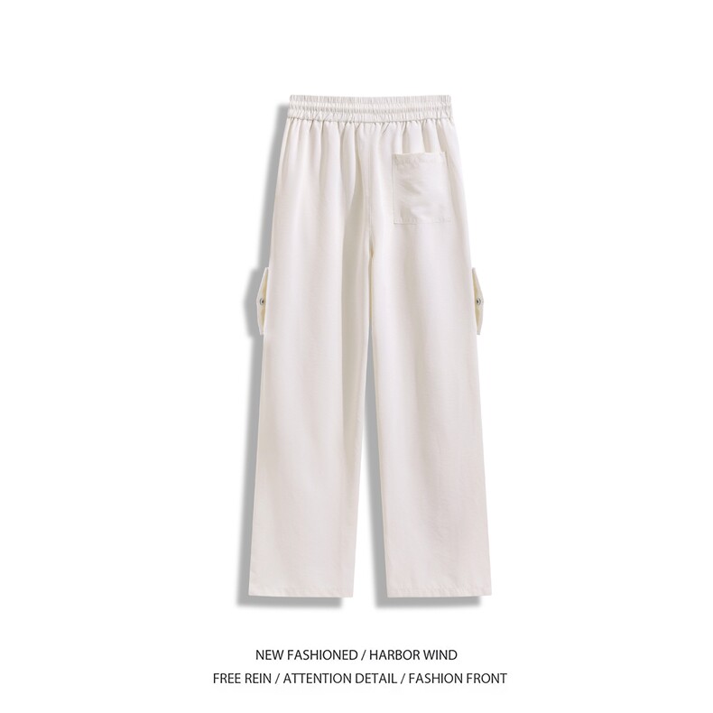 抖音品质潮流褶皱透气网眼冰丝宽松休闲裤B315-K25407-特p35控68,男装休闲裤,电商B315
