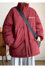 棉衣男冬季新款港风宽松立领羽绒棉加厚棉服MF600-P58(现货，男装棉衣，星座214-3