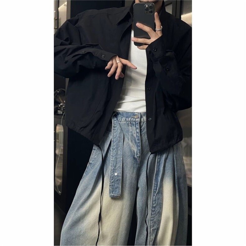 衬衫夹克，男装夹克，星座807-3