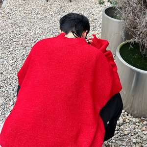 特P50控8898高品秋冬季连帽毛衣男慵懒风针织衫毛衣外套MYP02图片