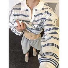 日系慵懒风男士针织衫秋冬季外套高级感宽松百搭毛衣TM32，男装针织衫/毛衣，星座1116A（原606A-3）