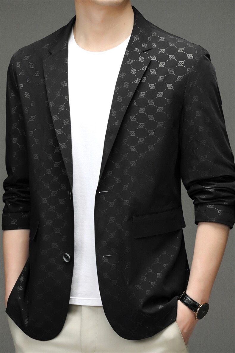 YLBL8031男式2023秋季新款便西男韩版西装外套休闲薄款西服P150,男装西服,电商B360