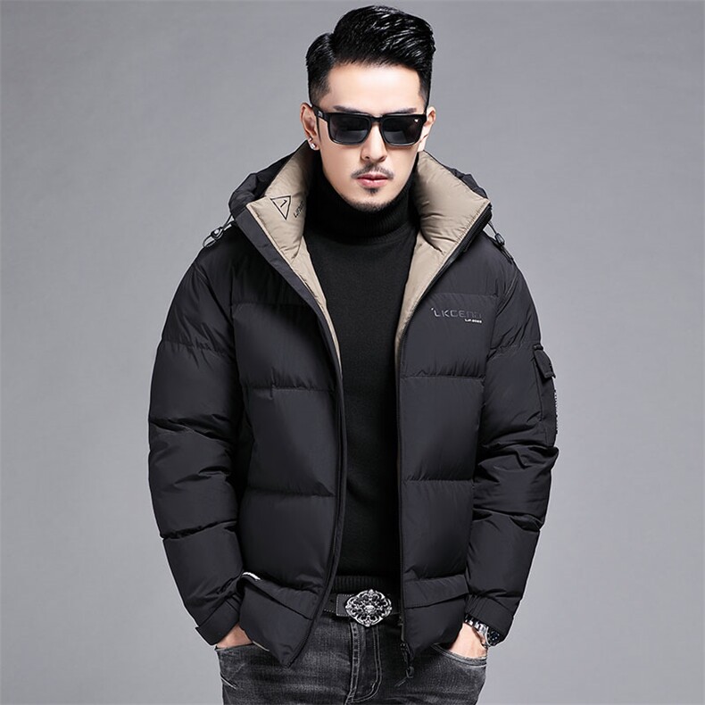 B28801钱塘2020-3冬季新款90白鸭绒帽子可脱卸男士羽绒服主推P270,男装羽绒服,钱塘207-3