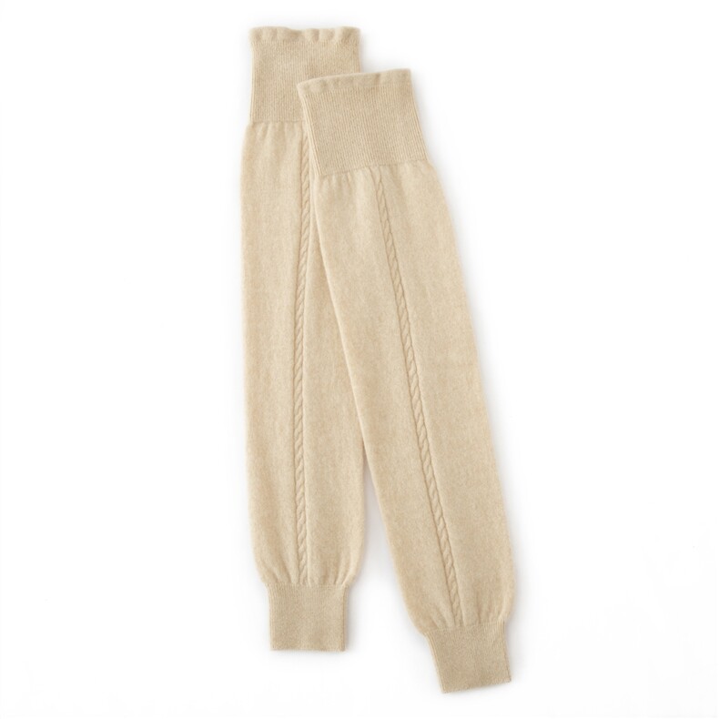 2025年秋季新款百搭女士双股加厚保暖绞花护腿，袜子，顺禾羊绒