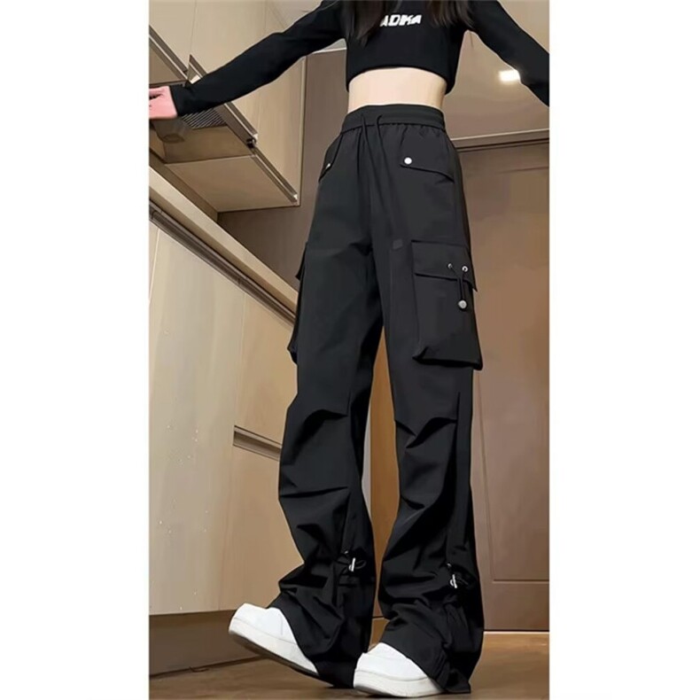 休闲裤男女款侧边大口袋潮百搭P35Y9025,男装休闲裤,星座1112-1