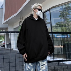 美式连帽卫衣男秋季宽松休闲百搭上衣914-4-Q44P55，男装卫衣，星座914-4