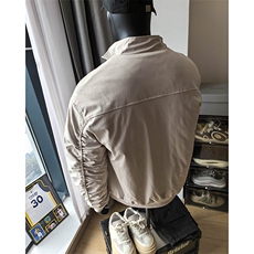 港风夹棉立领夹克保暖棉服XZ213-MF1234特批55，男装夹克，星座213