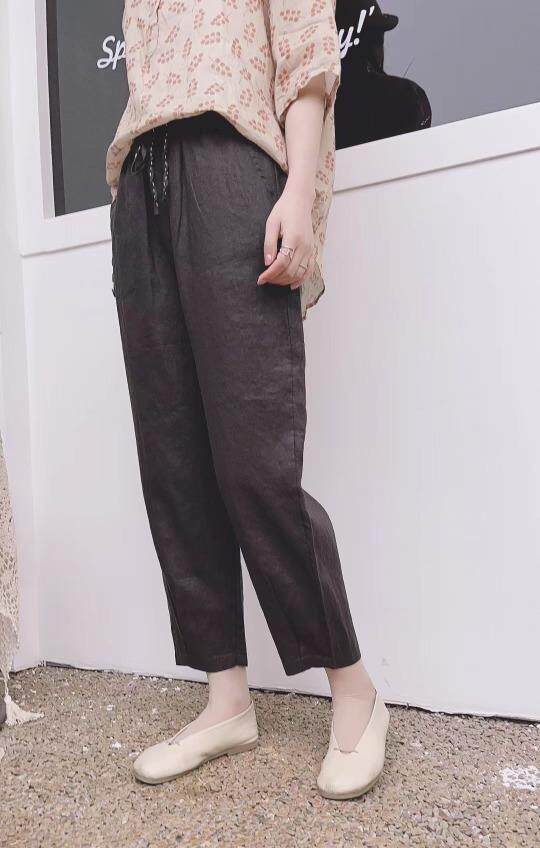 纯苎连衣裙小衫裤子裙子衬衣 时尚风 风淑女风休闲风，女装连衣裙，川哲