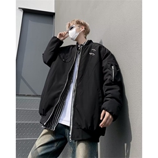 棒球服棉衣外套男冬季休闲潮内里夹棉金属装饰痞帅潮流棉服JK762，男装夹克，星座1116A-1（原606A）