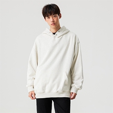 抖音得物品质二开380克全棉秋冬美式宽松两粒扣连帽卫衣CM22，男装卫衣，电商A486-1
