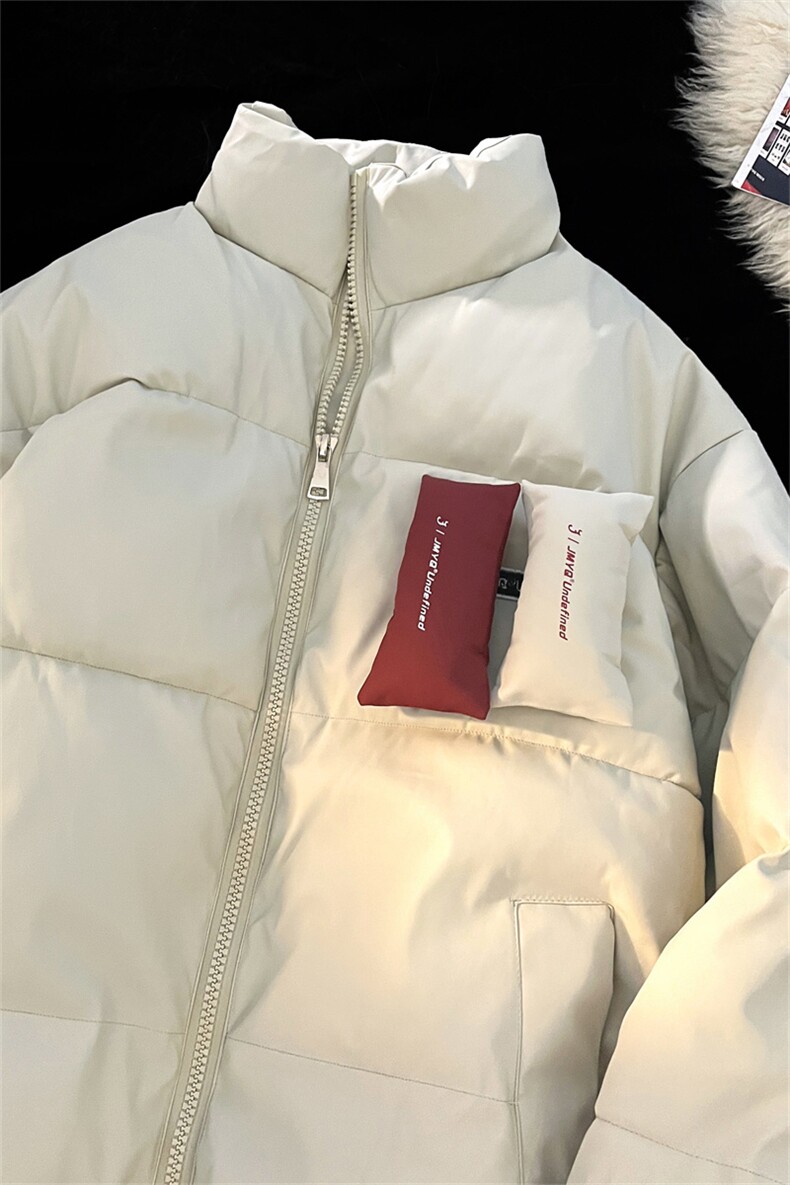 1506/M8603/P85情侣款PU皮贴贴羽绒棉服面包服宽松男女棉衣外套3,男装棉衣,星座1506