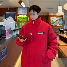 红色棉衣