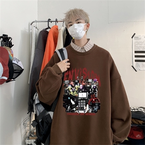 特P25控48 秋冬新款男士圆领卫衣宽松休闲日常百搭上衣WQ2433图片