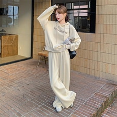 【大货已出】24秋冬季新款卫衣发泡立体字母套装#6912-P165-K228，女装套装/套裙，2C317