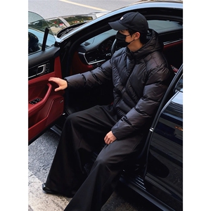 现货足 冬季斜拉链连帽排骨轻量化加保暖棉服MY125/P110图片