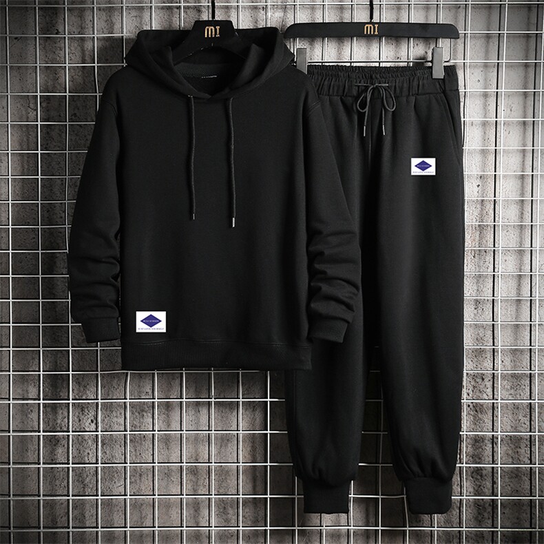 TL8061-P80连帽卫衣套装男运动套装两件套长袖运动服网格挂拍,男装休闲套装,电商A040A