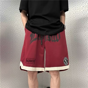 美式篮球短裤男款夏季潮牌运动裤子oversize高街五分裤DK5108-P32图片