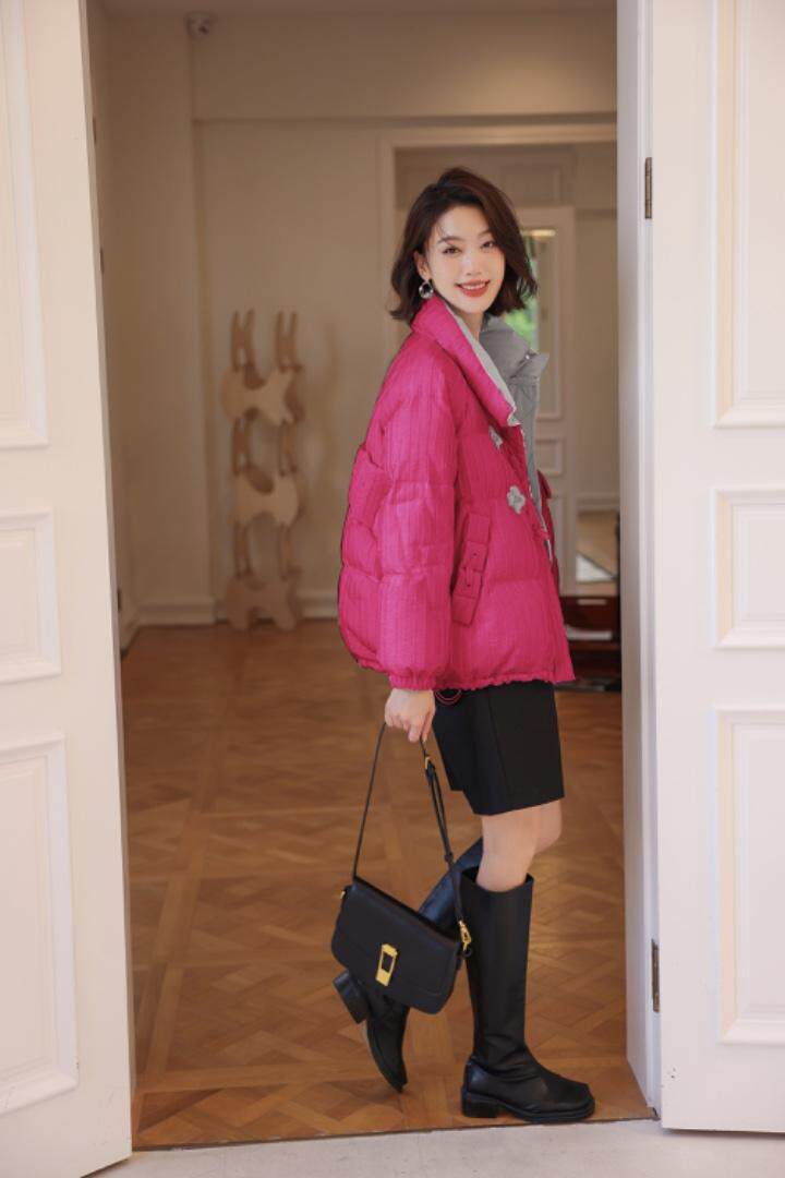 90绒羽绒服，女装羽绒服，卡西姆