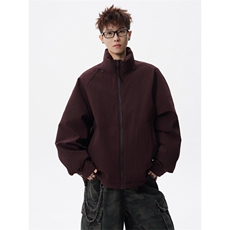 2025冬季新款潮流时尚男女款真两件马甲拼接加厚保暖立领羽绒服，男装羽绒服，电商A234