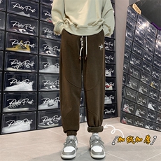 2025冬季新款欧棉绒加绒加厚保暖束脚棉裤A316-1-K1205P68控85，男装棉衣，星座906（原电商a316-1）