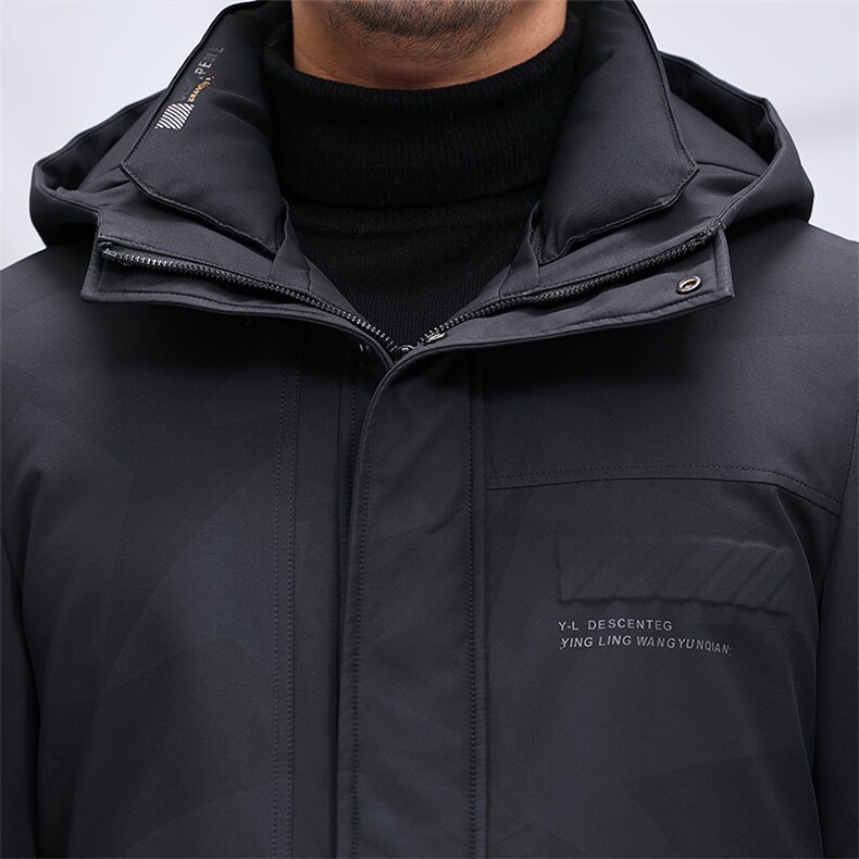 2021常规新款羽绒服男士连帽休闲时尚中青年外套KCN21019-81-P305，男装羽绒服，电商B212（原钱塘6029）