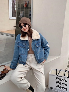 超洋气款牛仔派克服图片