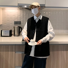 工装外套男春秋ins潮流复古背心工装坎肩vintage夹克马甲MM23P28，男装背心/马甲，星座1013-5