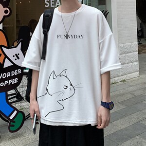 Q11149-P30 春夏季七分袖t恤男大码五分袖男短袖中袖图片