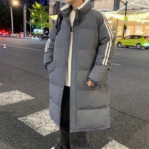 新款休闲长款棉衣图片