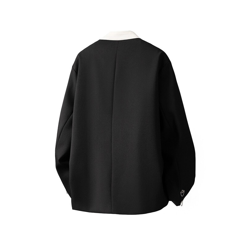 1新中式拼色大码M-5XL西服男:95%聚酯纤维5%氨纶XF77951特P65控98,男装西服,星座226-2