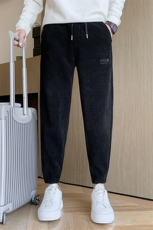 加绒休闲裤男士秋冬新款博奥绒加绒保暖长裤潮901K126加绒P68，男装棉衣，星座901