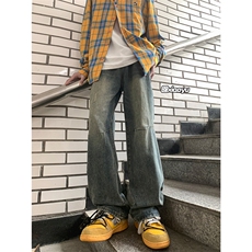 XZ616秋季新款重磅复古设计感牛仔裤休闲长裤TY960P55控68，男装牛仔裤，星座512A（原616）