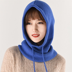 帽子女秋冬季包头帽韩版潮套头帽堆堆帽休闲针织头巾帽睡帽，帽子，九月九羊绒