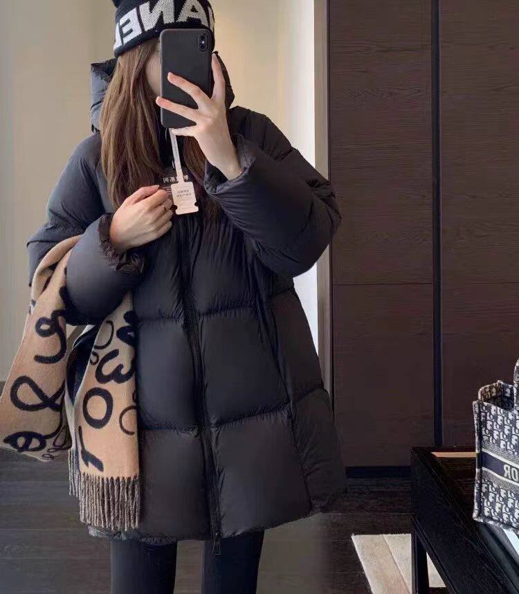 贝贝款羽绒服2024安心绒新标泡芙羽绒服中长款加厚外套女,女装棉衣/棉服,牛米欧羽绒服工厂店