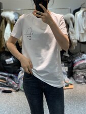 春季新款简约百搭时尚休闲短袖T恤，女装T恤，L·H·X