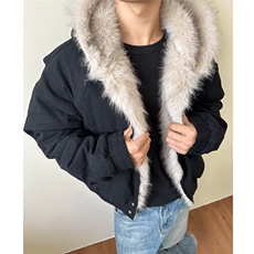 【高质量】座山雕短款cleanfit加厚情侣毛领棉衣外套G803P110网图，男装棉衣，电商B245