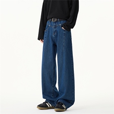 美式高个子加长街头休闲复古牛仔长裤xz405-k2020-p65，男装休闲裤，星座405