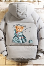 加厚加绒连帽衣男大码服男面包服男砖墙MY16251-P100，男装棉衣，电商A040A