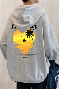 KS21266-P38 连帽开衫卫衣男运动外套大码班服图片
