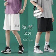 男士宽松运动五分裤韩版潮流2023夏新款DK518-特批16，女装休闲裤，星座718-1