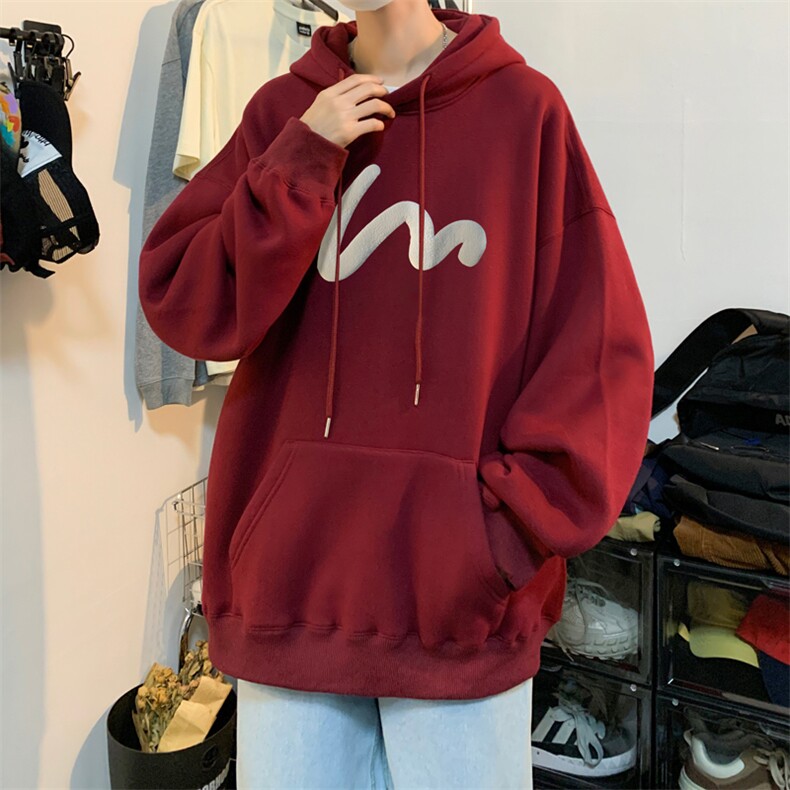 ！发泡印花！连帽圆领卫衣男装港风帽衫男LM123-P35,男装卫衣,电商B367