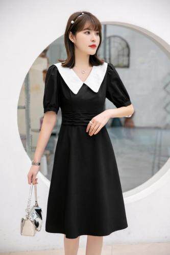 气质修身连衣裙，女装连衣裙，楚楚媚衣