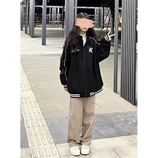 飞行员夹克棒球服男潮牌宽松小众百搭休闲工装外套W666，男装夹克，星座1116A（原606A-3）