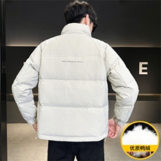 2025冬季DS-A225标新款男士立领白鸭绒羽绒服夹克885506-P150，男装夹克，电商A225