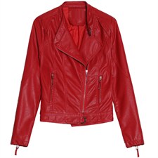 主推款潮流依族皮衣CLYZ2121，女装皮衣，江南女神