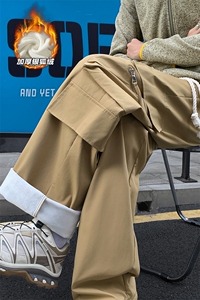 冬季美式机能防水大码加厚银狐绒冲锋裤男K1305J加绒-特P47控88图片