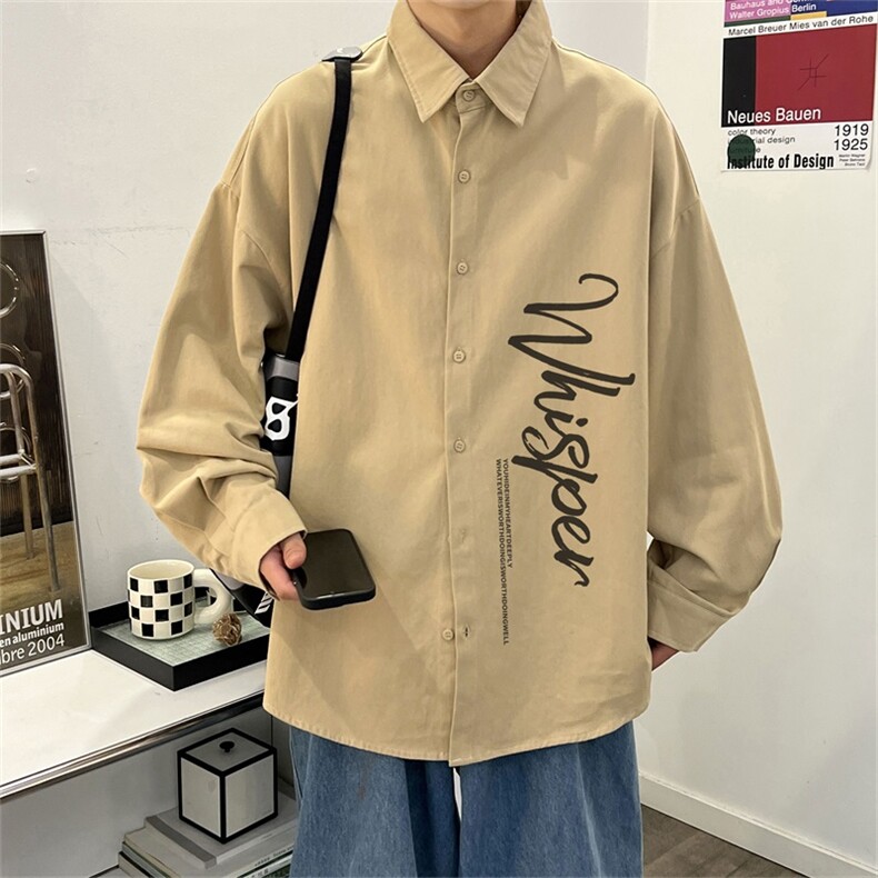 电商DSA028-MCSV687100棉P42新款水洗纯棉印花长袖衬衫男,男装衬衫,电商A028