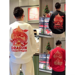 简约原宿新款潮流时尚燕尾长袖T慵懒百搭流行文艺气质日系ins图片