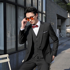 LY8595-XMCK-MP155西装伴郎服男上班新郎结婚套装正装礼服四件套，男装西服套装，星座510A-2