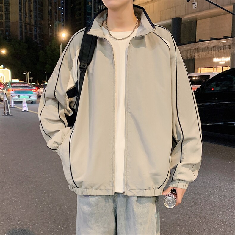 夜景登山户外服小米格防水夹克男士撞色外套上衣A406JK1572P75,男装夹克,星座309（原A406）